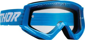 YOUTH COMBAT RACER BLUE/WHITE GOGGLE