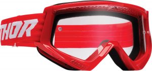 YOUTH COMBAT RACER RED/WHITE GOGGLE