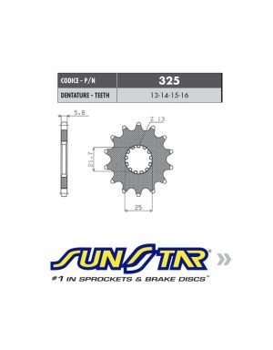 voortandwiel YZ 250 / YZ-F 450 13